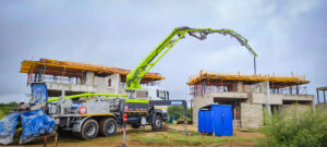concrete pump truck